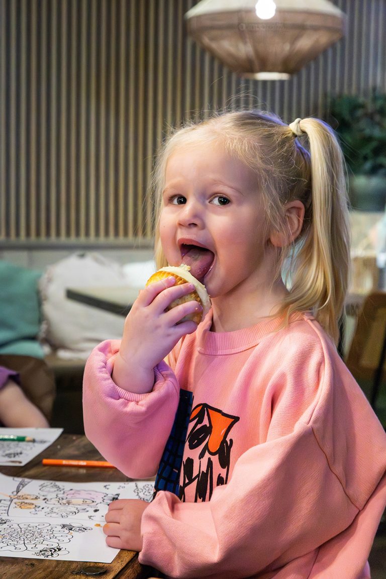 Toetje bij restaurant De Beslagkom in Katwijk aan Zee