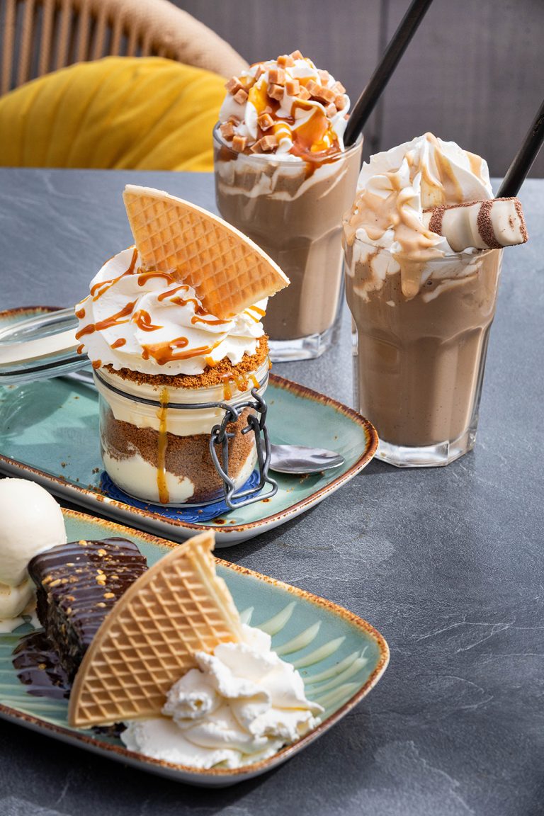 Dessert van de menukaart van De Beslagkom in Katwijk
